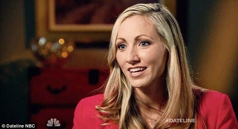 Rebecca Musser en la entrevista con la NBC a sus 47 años.