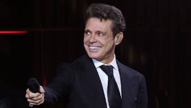 La emoción de Luis Miguel en uno de sus shows.