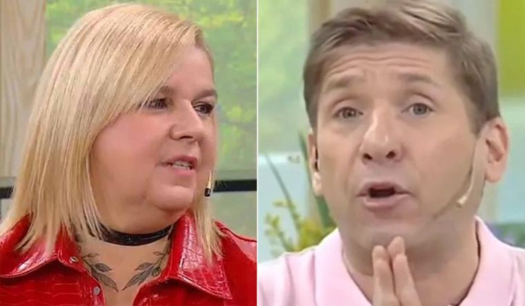 Virginia Demo le dijo de todo a Gaston Trezeguet Foto: Captura TV