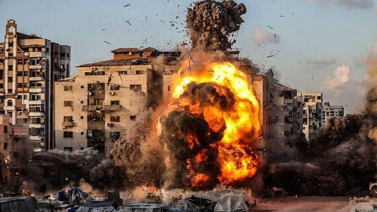El gobierno israelí dijo que detonó 50 torres en los últimos dos días en la Ciudad de Gaza, el centro urbano más poblado de la Franja.