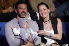 Cubero y Viciconte con su bebé. No te pierdas la galería de fotos, al final de la nota. Foto: Gentileza Mendoza Premier Padel