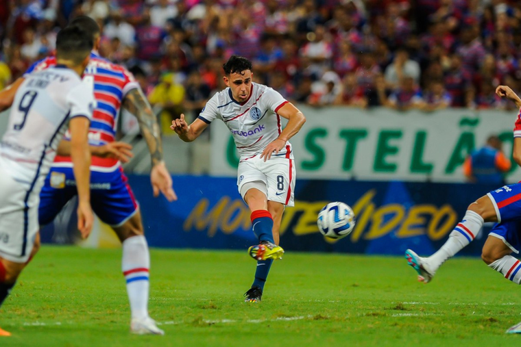 San Lorenzo perdió en la última pelota ante Fortaleza Foto: San Lorenzo