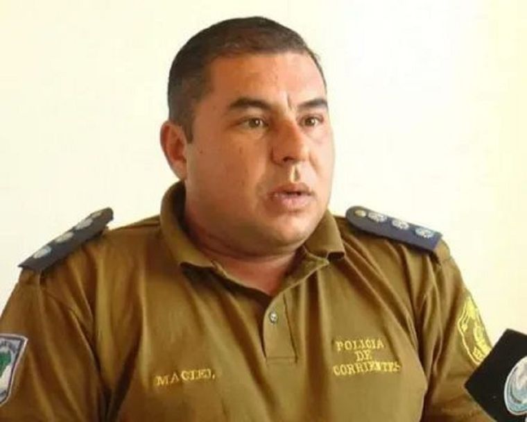 Walter Maciel, comisario de 9 de Julio, Corrientes, fue pasado a pasividad Foto: X (Twitter) @SebasTempone