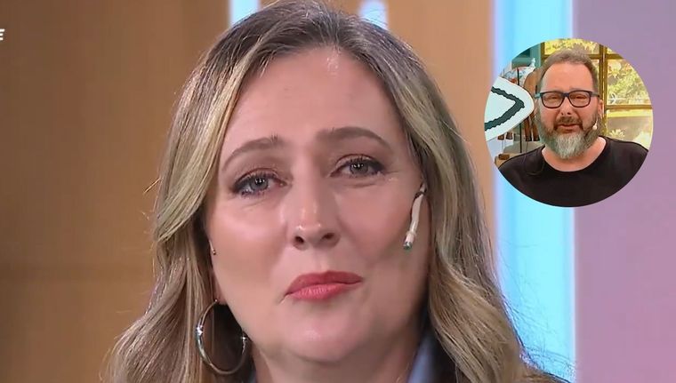 Totalmente emocionada. Foto: Captura de pantalla: América/ Telefe.