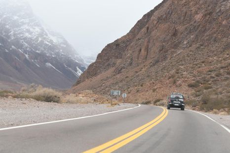 La ruta 7 es el corredor bioceánico que comunica Mendoza y Chile.&nbsp;