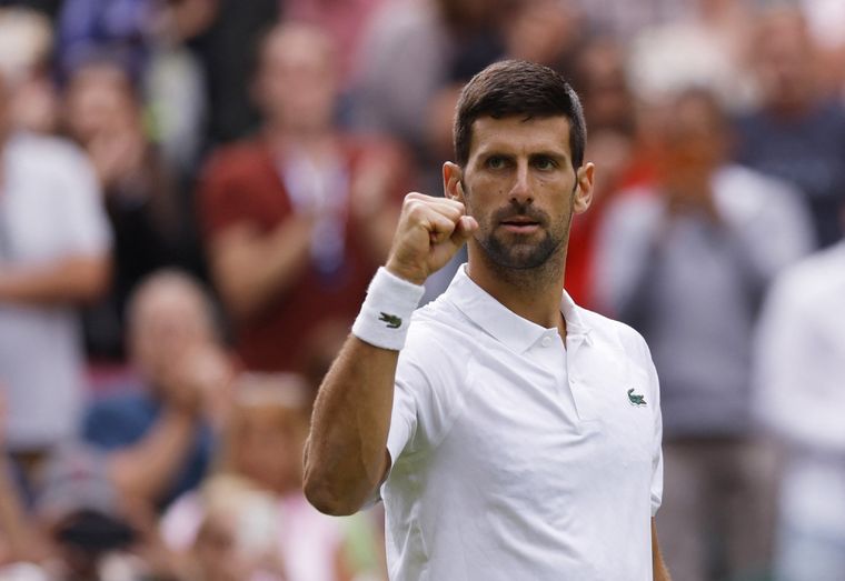 Novak Djokovic competirá las semifinales de Wimbledon. Foto: Noticias Argentinas