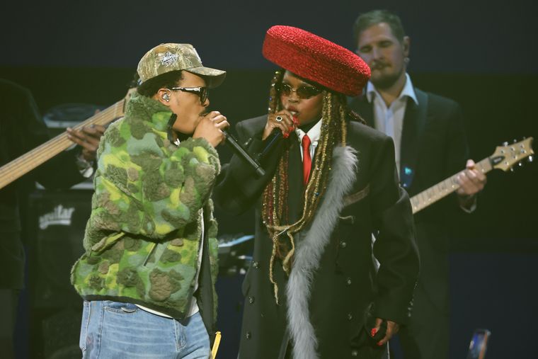  Lauryn Hill cantó durante la ceremonia del sorteo del Mundial 2026.