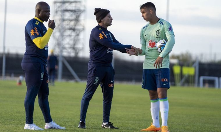Los jugadores de la Selección de Brasil se quejan de la pelota. Foto: Selección de Brasil