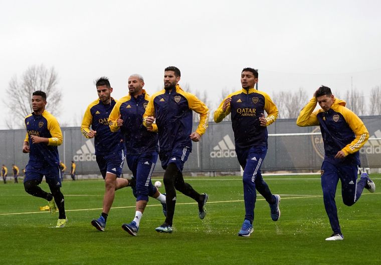 Entrenamiento de Boca. Foto: Boca Juniors