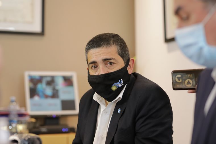 El intendente de General Alvear participó de una reunión con el ministro de Economía de la provincia. Foto: Foto: Gobierno de Mendoza