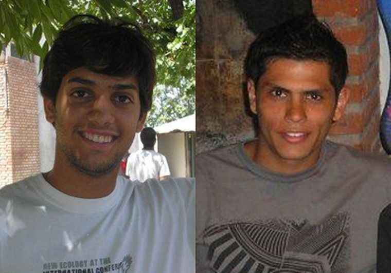 Román Garín Nozar y Rodrigo Mateo, los chicos mendocinos. Foto: Gentileza