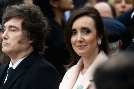 Javier Milei y Victoria Villarruel. Javier Milei y Victoria Villarruel.