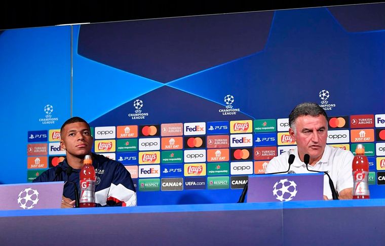 PSG La polémica en Francia por una reacción de Mbappé y Galtier.