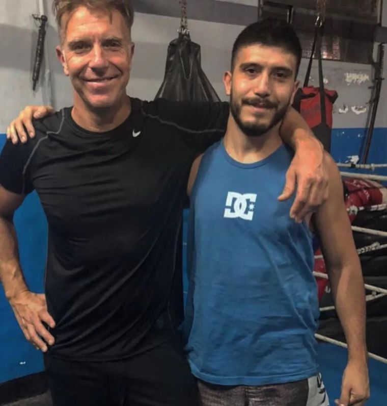 Alejandro Fantino junto a su hijo Nahuel Foto: Instagram @fantinofantino