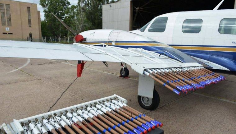 El Gobierno de Mendoza cedió dos aviones. Foto: Gobierno de Mendoza