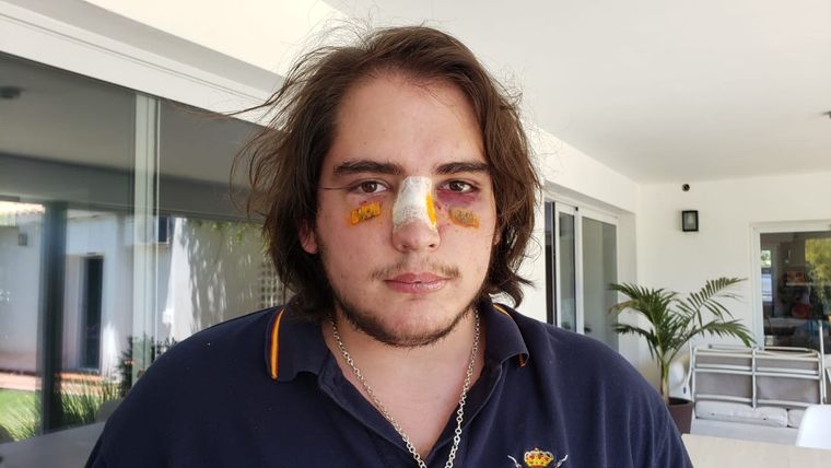 Lautaro Insua, el denunciante.