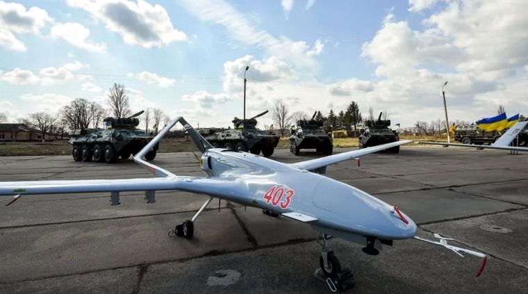 Un dron militar de Ucrania. Foto: Getty Images.