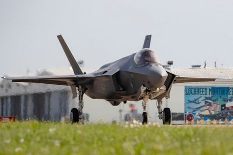 Así son los cazas que desplegó Estados Unidos. Así son los cazas que desplegó Estados Unidos.