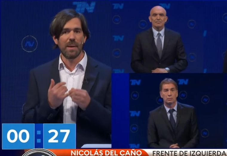 Foto: Del Caño y Espert polemizaron también sobre la educación sexual en las aulas.
