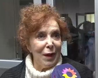 La artista respaldó a CFK. Foto: captura de pantalla TV/ El Trece. La artista respaldó a CFK. Foto: captura de pantalla TV/ El Trece.