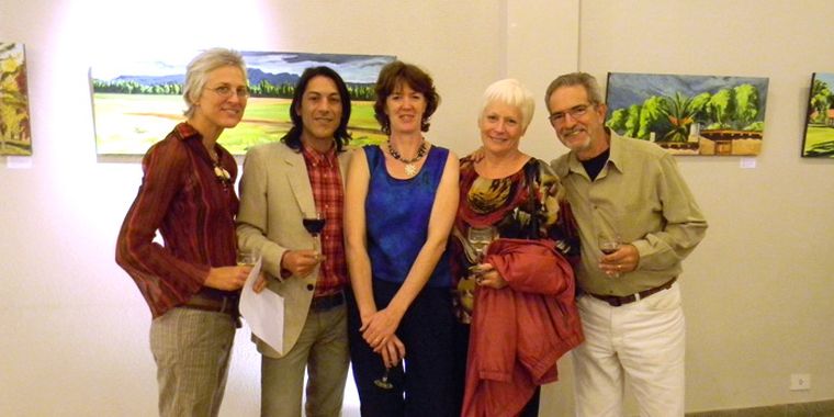 Arnie Lehman, Leopoldo Burgos, Kate Kirby, Helen Louwe y Arni Lehman.