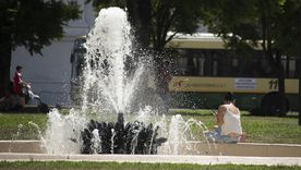 Si bien continúa el alerta por calor, se anuncia un leve descenso en la temperatura para este jueves. Si bien continúa el alerta por calor, se anuncia un leve descenso en la temperatura para este jueves.