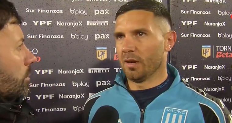 Maravilla Martínez habló de la posibilidad de dejar Racing. Foto: Captura