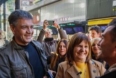 Los postulantes en Ciudad y Nación recorrieron el barrio Chino. El ministro de Gobierno porteño, Jorge Macri, junto a la precandidata presidencial Patricia Bullrich Foto: Prensa Macri Los postulantes en Ciudad y Nación recorrieron el barrio Chino. El ministro de Gobierno porteño, Jorge Macri, junto a la precandidata presidencial Patricia Bullrich Foto: Prensa Macri