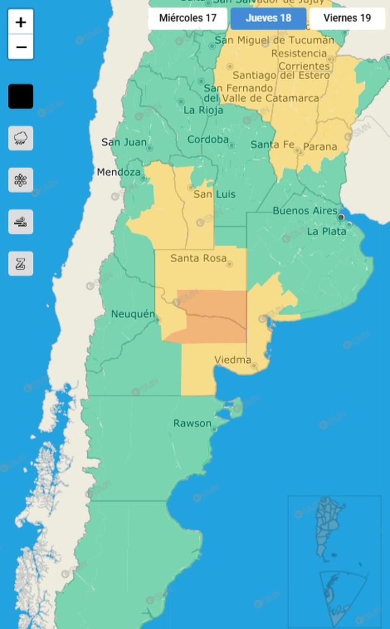 Se anuncian lluvias para los próximos días en Mendoza. Se anuncian lluvias para los próximos días en Mendoza.