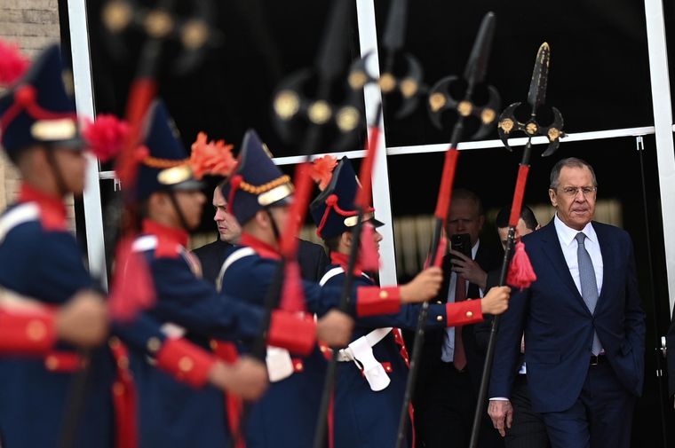 El ministro de Relaciones Exteriores de Rusia, Serguéi Lavrov Foto: EFE