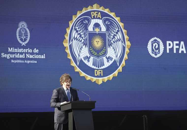 Javier Milei presentó el nuevo FBI argentino
