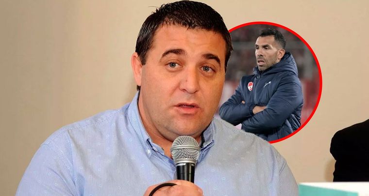 Toviggino y su dura crítica contra Tevez. Foto: MDZ