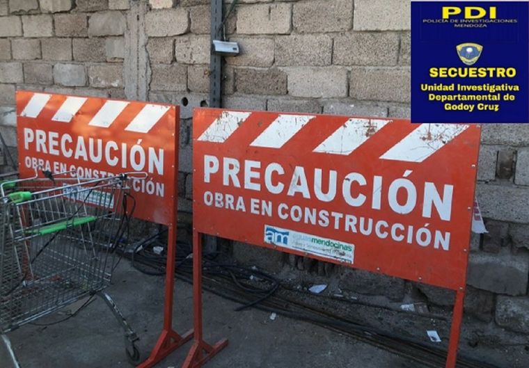 Algunos de los elementos encontrados por la Policía Foto: Ministerio de Seguridad