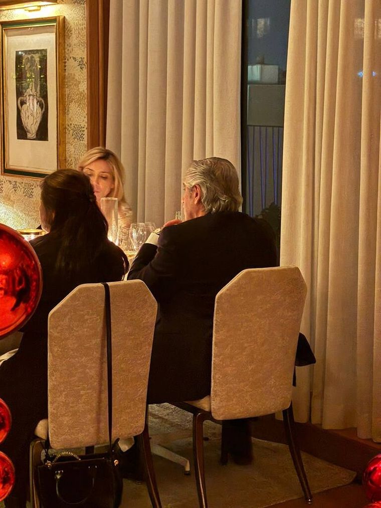 Alberto Fernández cenó en uno de los restaurantes más exclusivos de Madrid