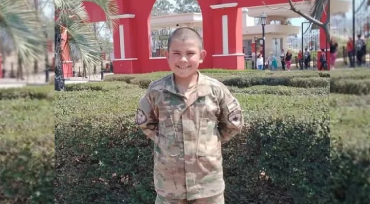 El nene que falleció Foto: Facebook Academia Premilitar General José de San Martín