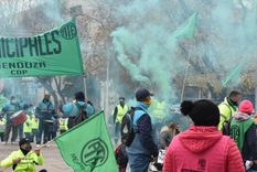 el intendente de capital denuncio a ate por dano a bienes del estado y agresiones a personal municipal