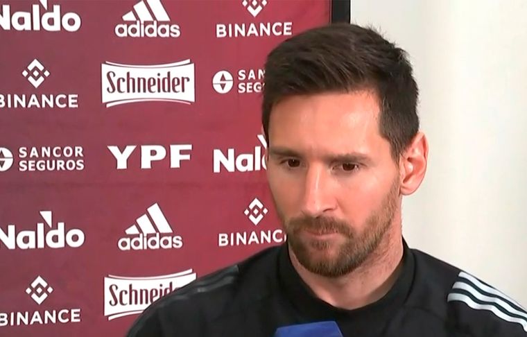 Messi El capitán argentino se refirió a los silbidos en PSG.