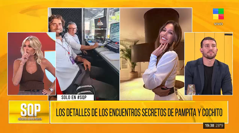 Pampita quedó en el medio de la polémica. Pampita quedó en el medio de la polémica. 