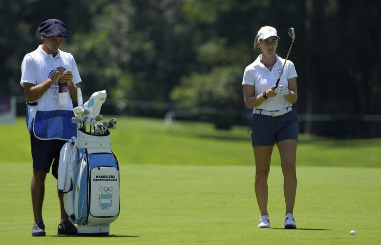 Simmermacher es la primera argentina de la historia en el golf olímpico. Foto: Sport Center