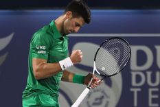 Djokovic debutó con victoria en Dubai. Foto: @SC_ESPN