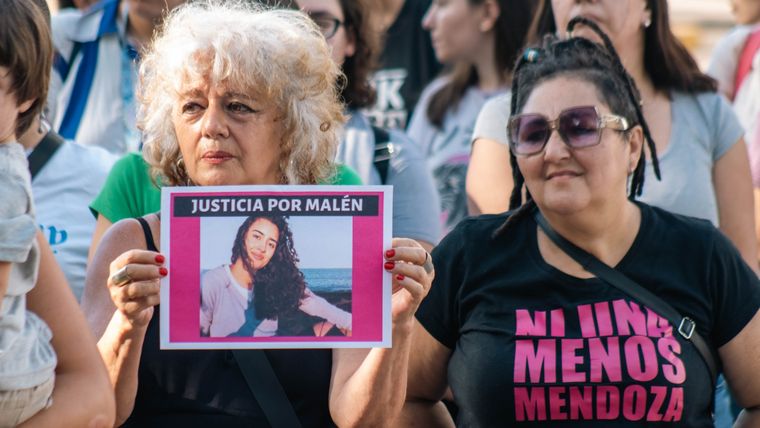 Reclamo de justicia por Malén Foto: Santiago Tagua/MDZ
