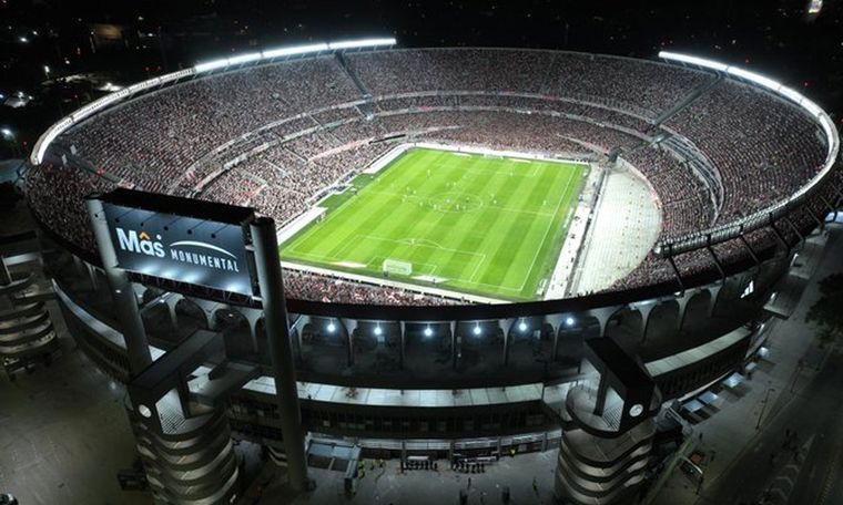 El estadio Monumental podría ser la sede de la final de la Libertadores. Foto: Archivo
