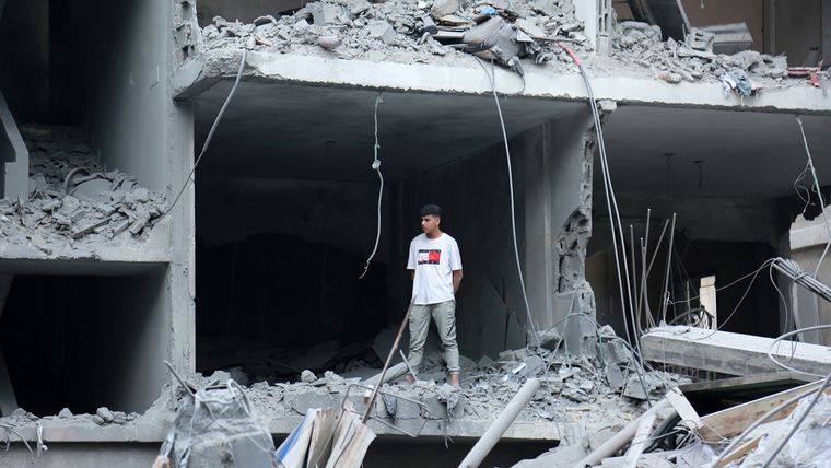 La devastada Gaza, escenario de contienda de Israel y Hamás. Foto DPA La devastada Gaza, escenario de contienda de Israel y Hamás. Foto DPA