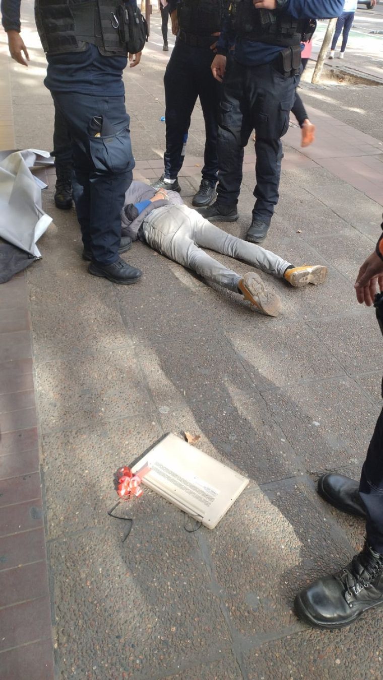 El detenido Foto: Ministerio de Seguridad