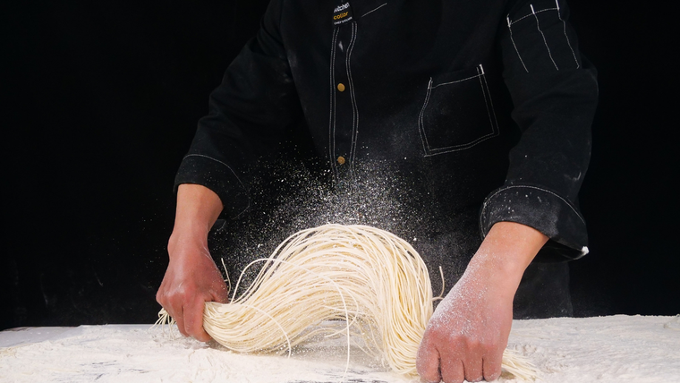 Una receta de fideos caseros simple Una receta de fideos caseros simple
