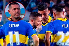 Riquelme visitó al plantel en el hotel después del 0-0 ante Racing.