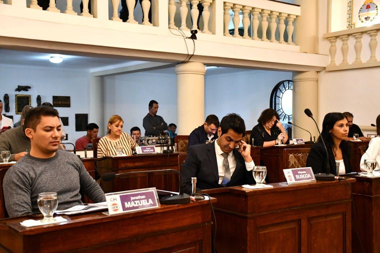 El Concejo Deliberante de Guaymallén discutió este jueves el caso del concejal que dio positivo en un test de alcoholemia mientras conducía en General Alvear. Foto: Concejo Deliberante Guaymallén