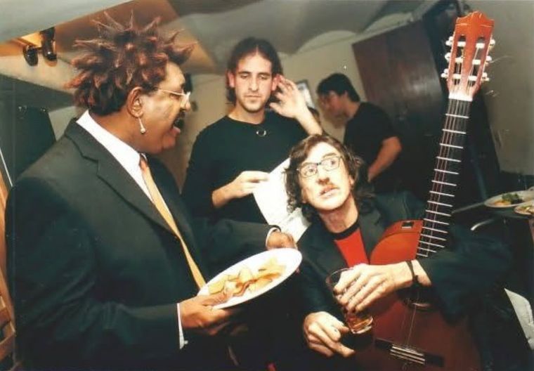 Rub&eacute;n Rada junto a Charly Garc&iacute;a