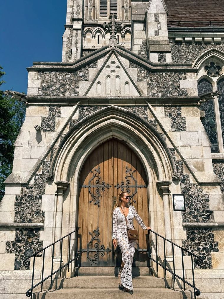 El look boho-chic de Nicole Neumann. El look boho-chic de Nicole Neumann.