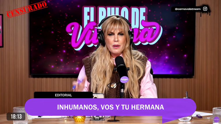 Viviana Canosa arremetió contra Javier Milei y su hermana. Foto: captura de video YouTube/ Carnaval Stream. Viviana Canosa arremetió contra Javier Milei y su hermana. Foto: captura de video YouTube/ Carnaval Stream. 